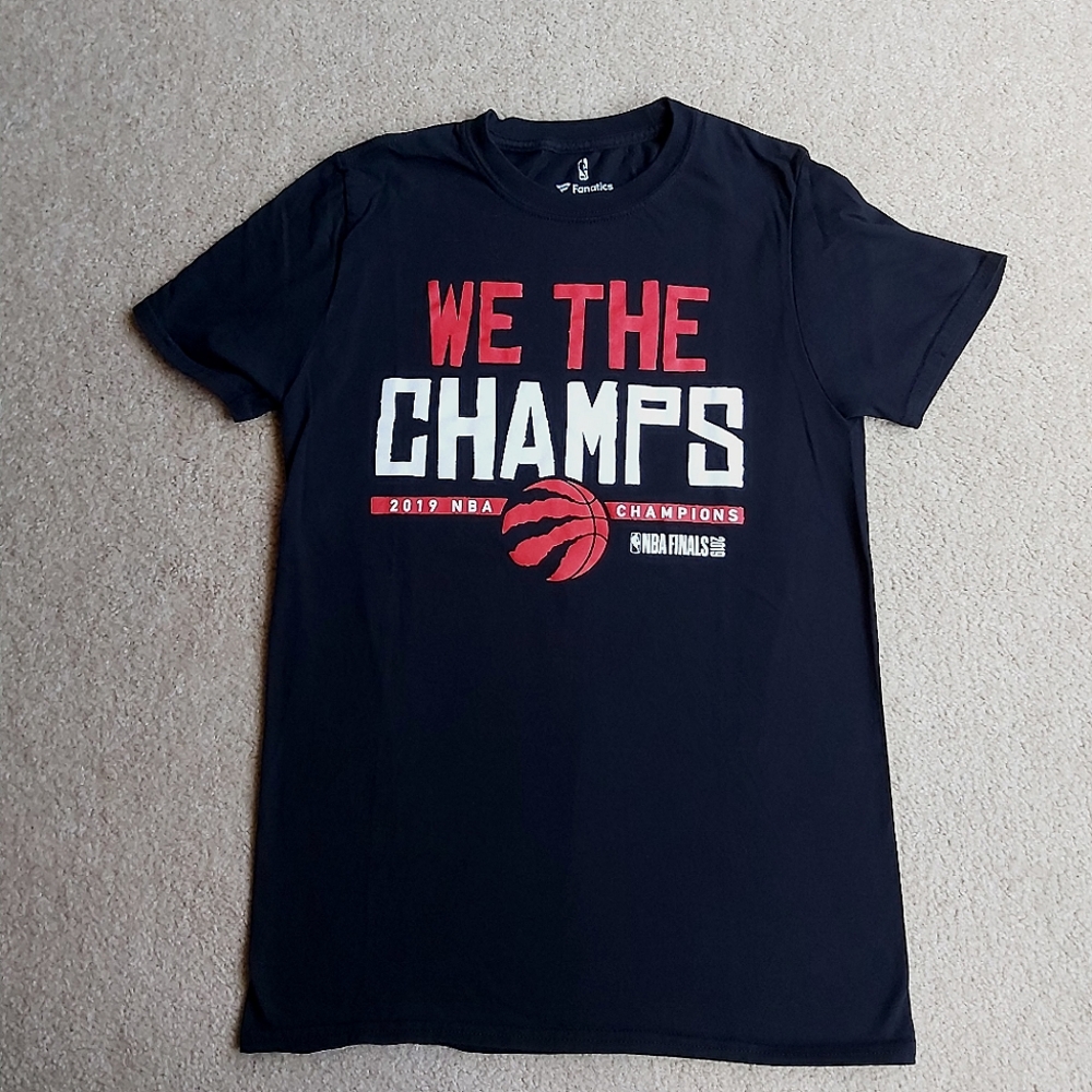 Fanatics NBA Champions 2019 Toronto Raptors Team T-Shirt BNWOT